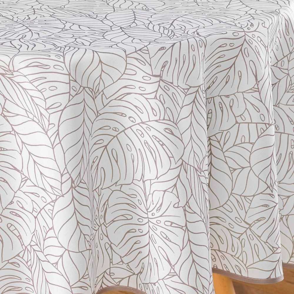 Douceur Dinterieur Interjero dizainas Apvali staltiesė su SOLEA spauda, Ø 180 cm