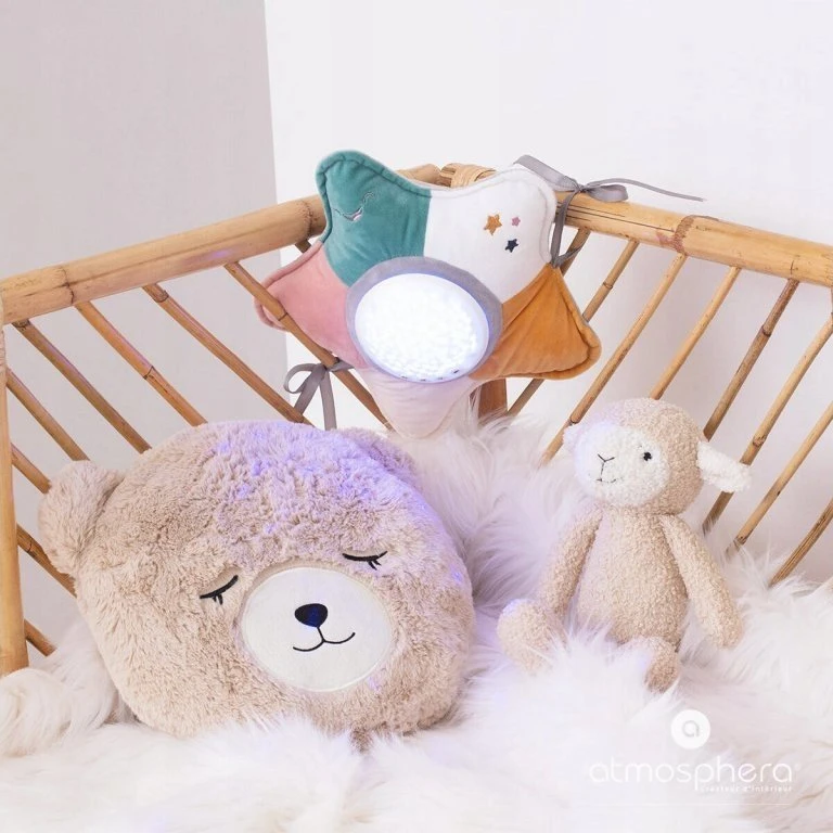 Douceur Dinterieur Bear Kūdikio lovelės pagalvėlė, meškiukas, 27 x 27 cm, ruda