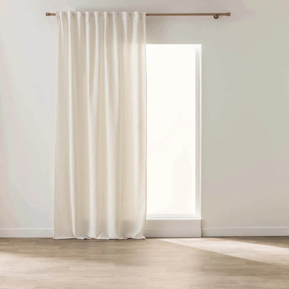 Douceur d`Interieur Užuolaida su paslėptais kilpomis CODY, 140 x 260 cm, lino efektas