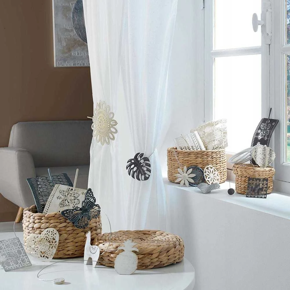 Douceur d`Interieur Užuolaidų segtukas MANDY, 1 vnt, juodas