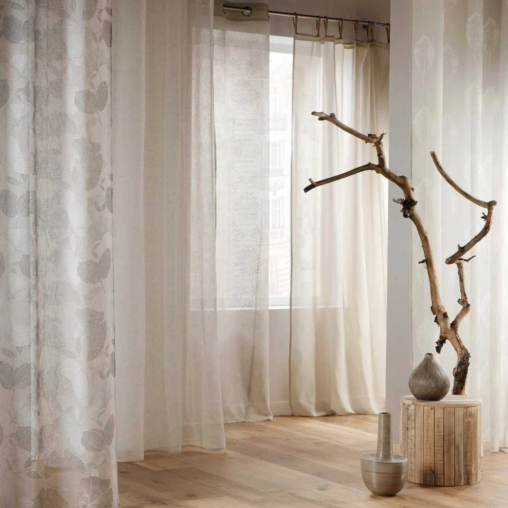Douceur Dinterieur Vidaus uždanga ant medinių žiedų MILEO, 140 x 240 cm