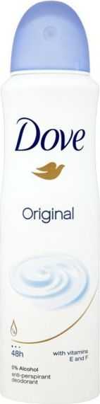 DOVE Original Dezodorantas Purškiklis purškiamas dezodorantas, 250 ml