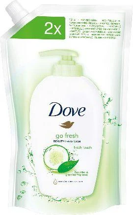 Dove Refreshing Cucumber & Žalias Tea Skystas muilas moterims, 500 ml