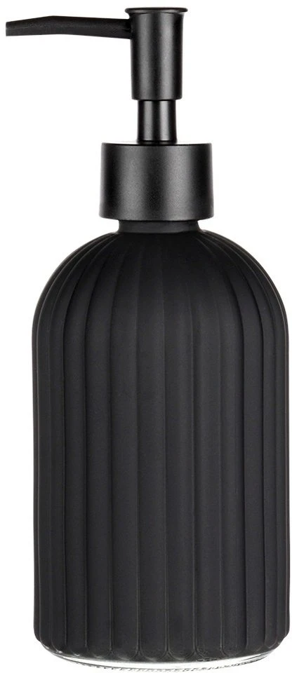 Aptel Vilde Stiklinis dozatorius muilui 400 ml Juodas
