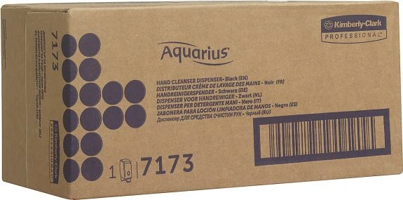 Dozownik do mydła Aquarius 7173000- Dozownik mydła Aquarius dozownik o poj. 1L., juoda (do płynu i piany)