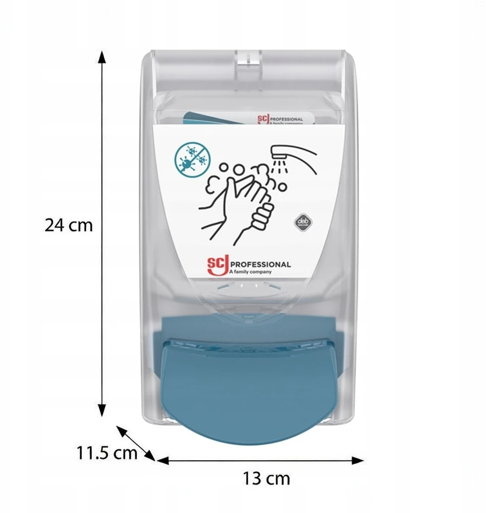 Sc Johnson Professional Muilo dozatorius DEB antibakterinėms priemonėms, 1 l, permatomas (HG-160704)