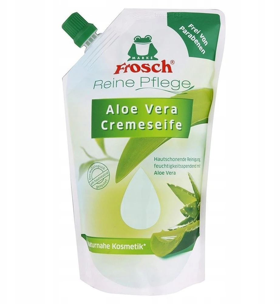 Skystas muilas Frosch SU ALIJOŠIUMI, 500 ml