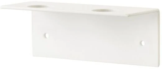 Dozownik do mydła NAGA Laikiklis na mydło na ścianę balta 2 butelki Baltas 16x6x6mm (2vnt.)