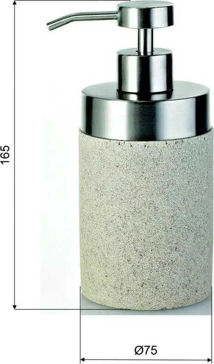 Skystojo muilo dozatorius RIDDER STONE 220105.11, 1,2 l