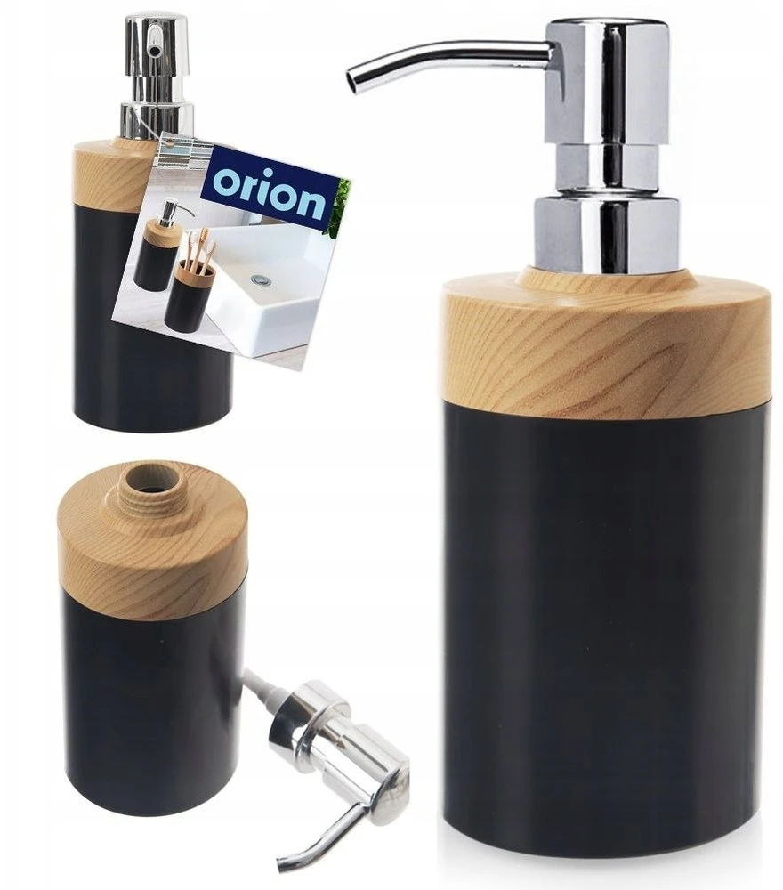 Sepio Orion Muilo dozatorius Juodas 380 ml Elegantiškas dizainas