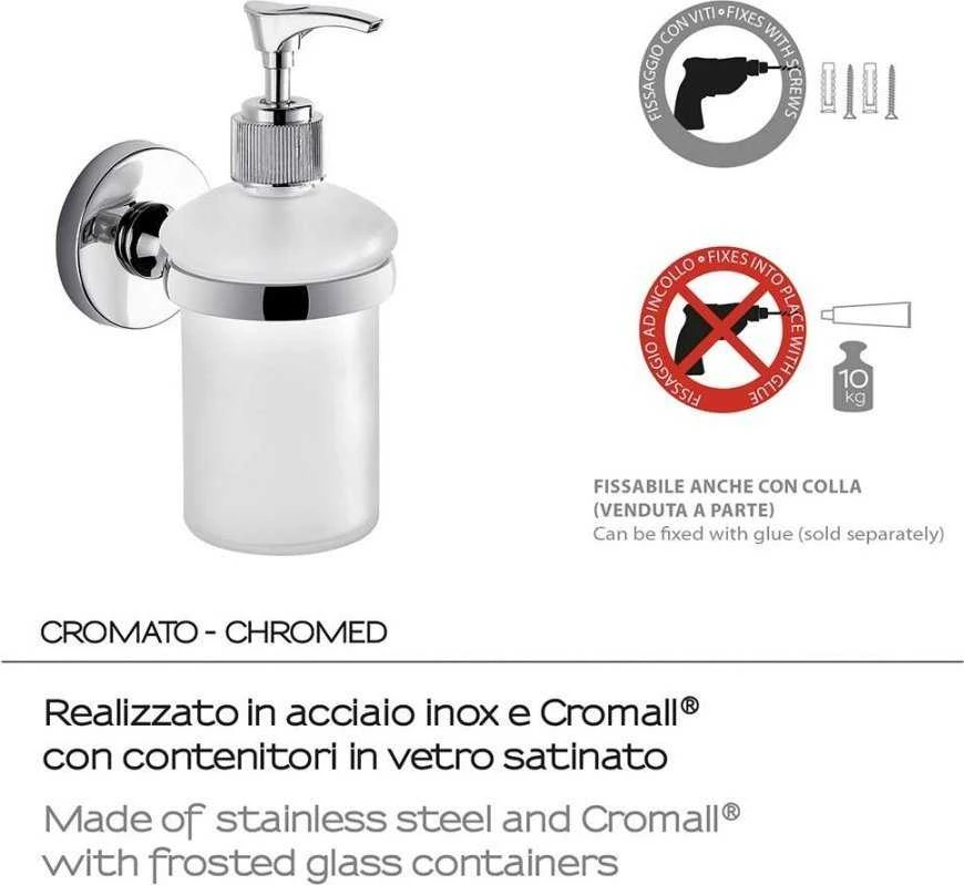 Sieninis skystojo muilo dozatorius GEDY FELCE FE81 13