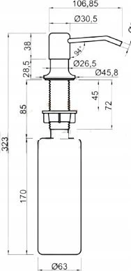 Dozatorius Invena AA-22-004-J