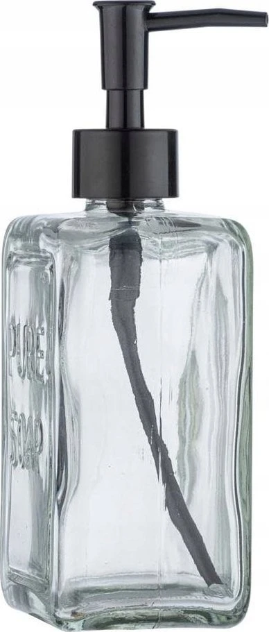 PURE skysto muilo dozatorius, skaidrus stiklas, 550 ml, WENKO