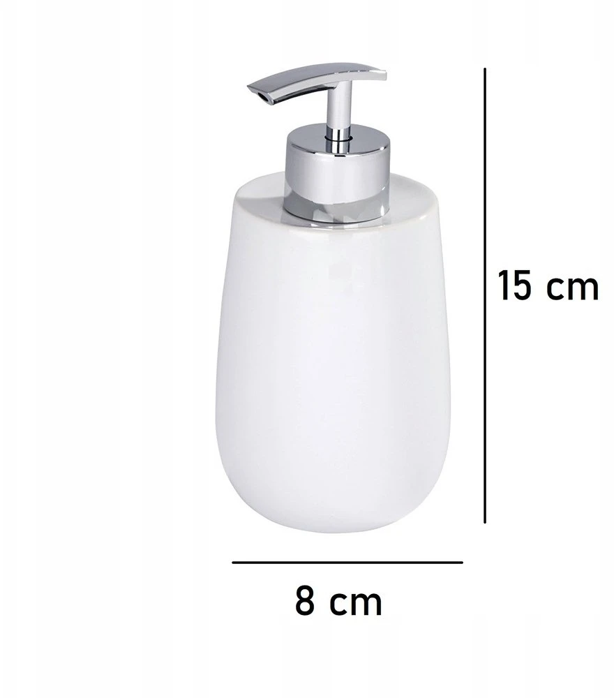 Wenko muilo dozatorius MALTA Baltas muilo dozatorius - 290 ml, WENKO