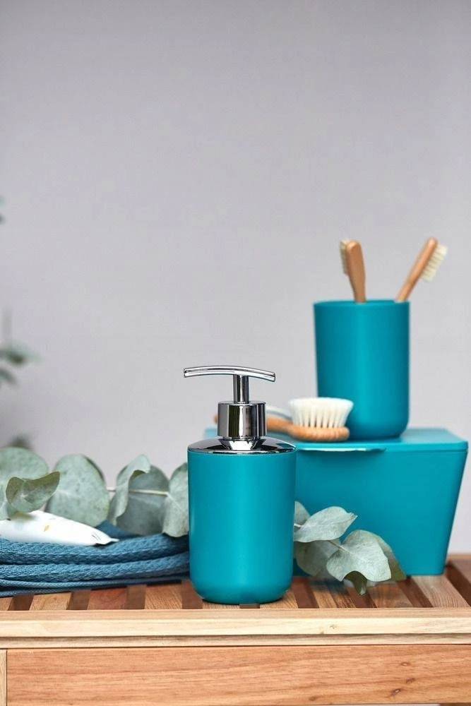 BRASIL soap dispenser, turquoise, 320 ml, WENKO