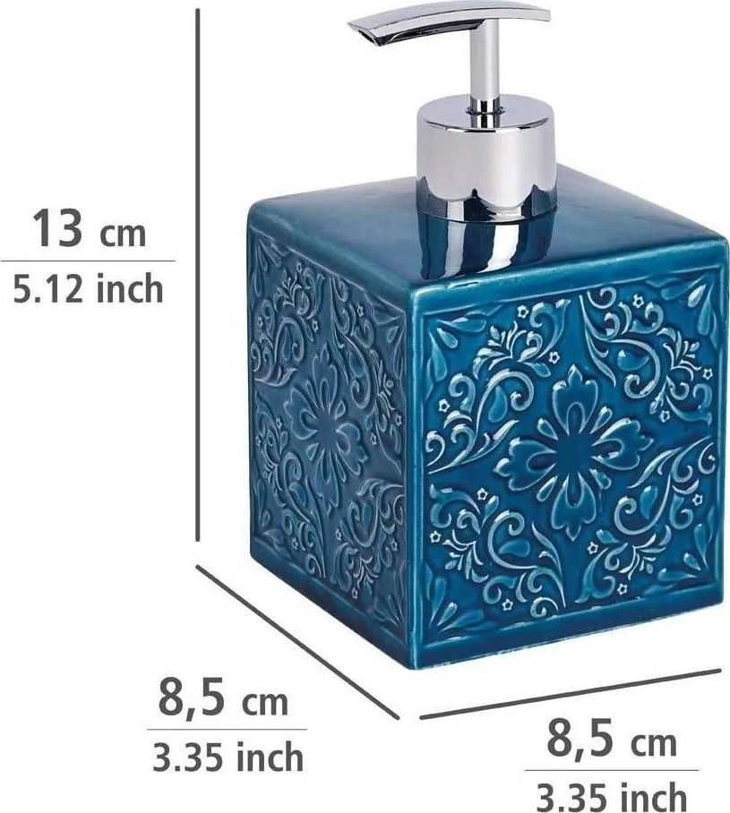 Soap Dispenser CORDOBA DARK Mėlynas - 500 ml, WENKO