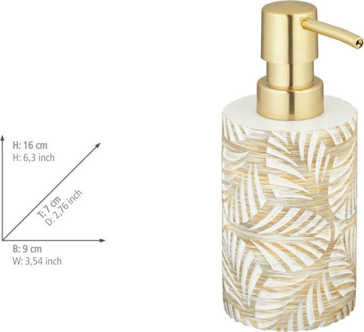 Wenko TERRALBA augalų raštų dozatorius, 200 ml