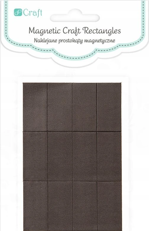 Dallprint Magnetiniai lipdukai,1.27cm x 2.5cm,12vn