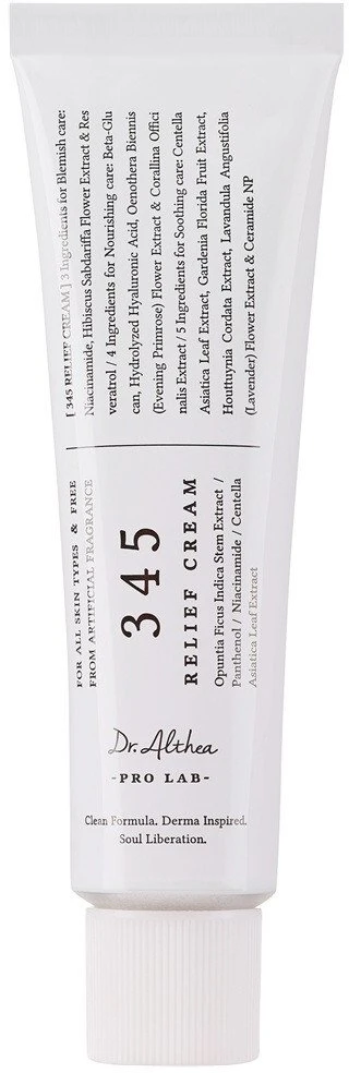 Dr.Althea 345 Relief Cream Atkuriamasis veido kremas, 50 ml
