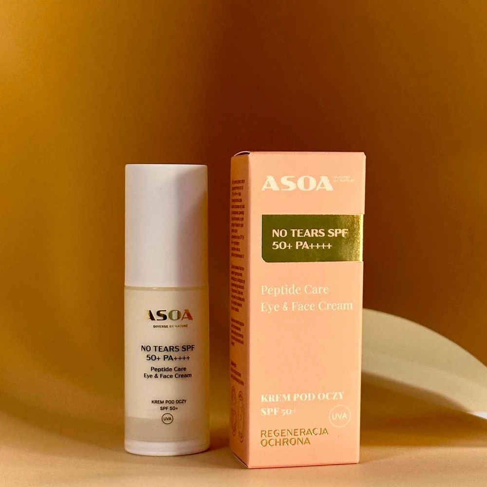 Dr Irena Eris Asoa No Tears SPF50+ PA++++ paakių ir veido kremas 30 ml