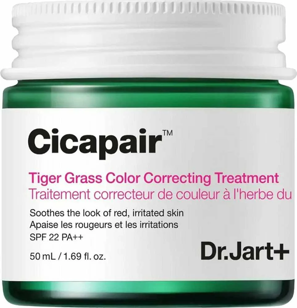Dr Jart DR.JART_Cicapair Tiger Grass spalvą koreguojantis kremas nuo paraudimo, 50 ml
