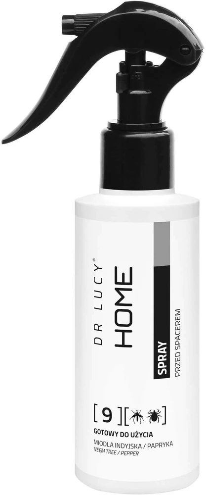 DR LUCY Home 9 - Blusų ir erkių purškalas šunims - 100 ml