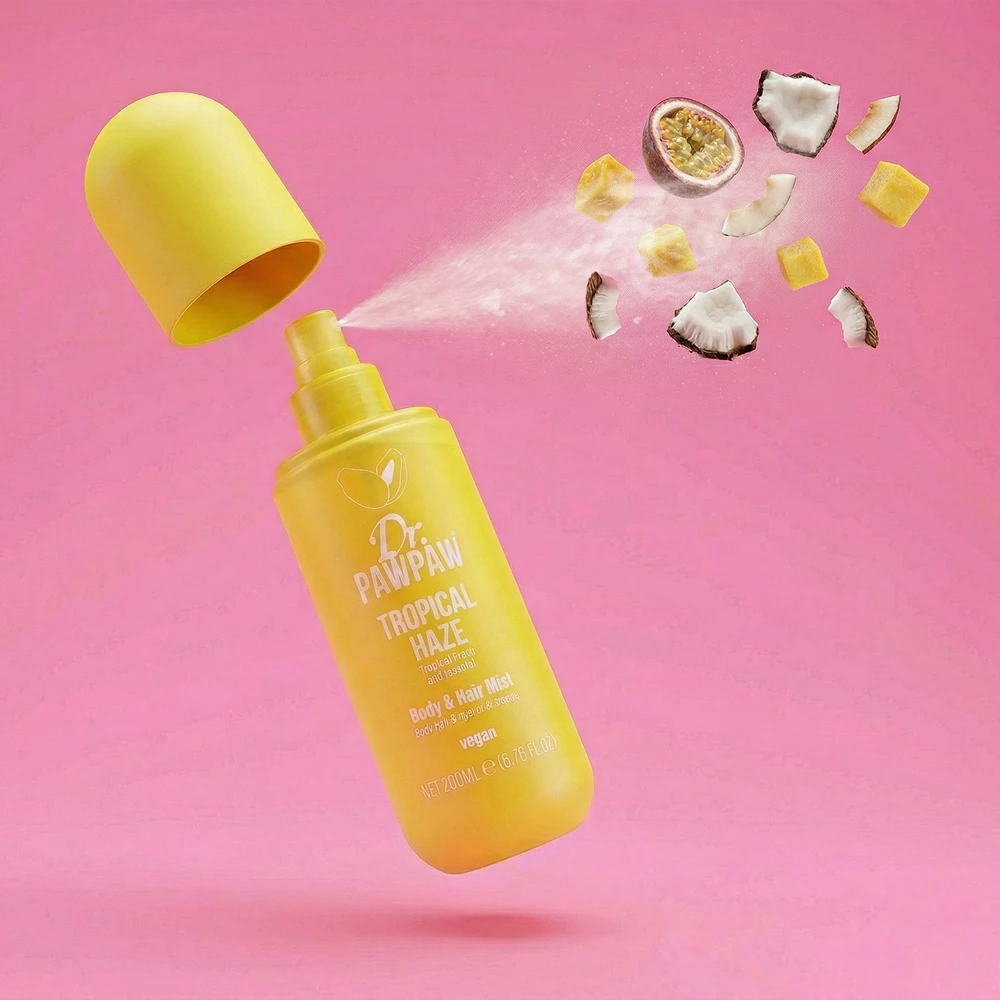 Dr. PawPaw Tropical Haze Refreshing Body Purškiklis For Hair & Body, 200 ml