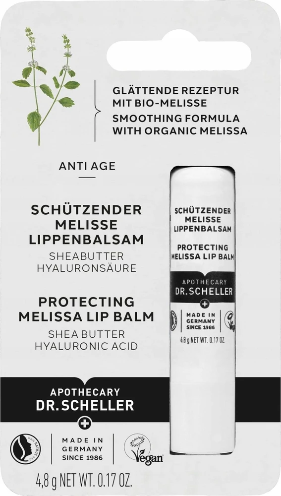 Dr. Scheller Protective Vegan Hydrating & Soothing lūpų balzamas Treatment 4,8 g