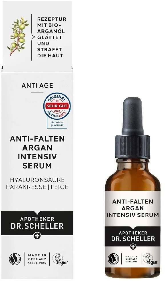 Dr. Scheller Protecting Argan Vegan Anti-Wrinkle Morning & Evening Serum Face, 30 ml