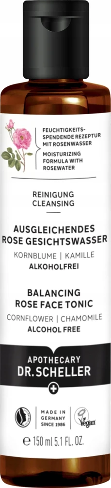 Dr. Scheller Balancing Rose Vegan Hydrating & Soothing Tonikas Lotion Face, 150 ml