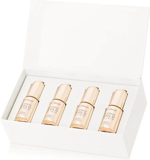 Dr Sebagh Platinum Gold Eliksyras Serum - jauninanti veido serumas 4x10 ml