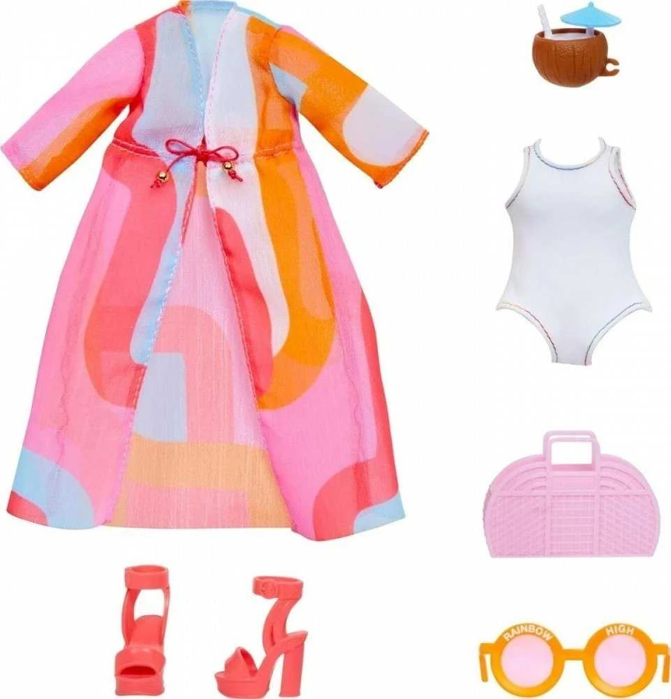 MGA Mados rinkinys „Rainbow High Fashion Pack Pool Theme“ 521662EUC