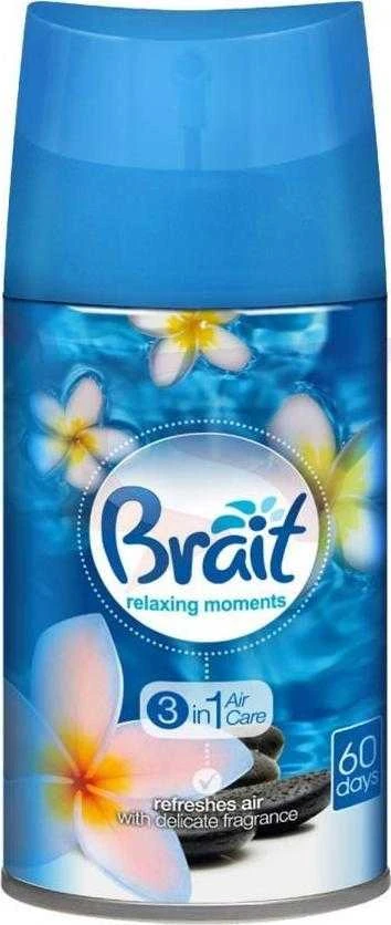 Automatinio oro gaiviklio pakeitimas Brait Relaxing Moments 250ml