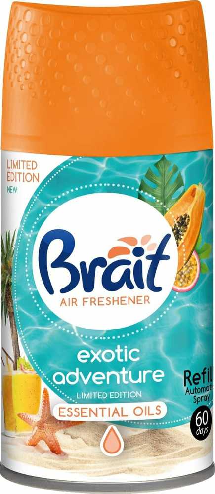 Dramers Automatinio oro gaiviklio pakeitimas Brait Exotic Adventure 250ml