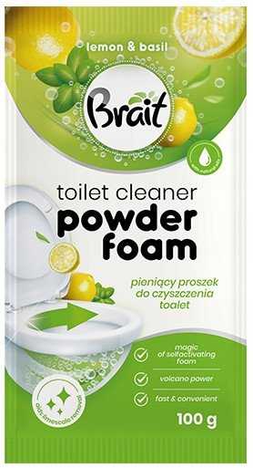 WC valymo milteliai BRAIT Lemon & Basil 3x100g
