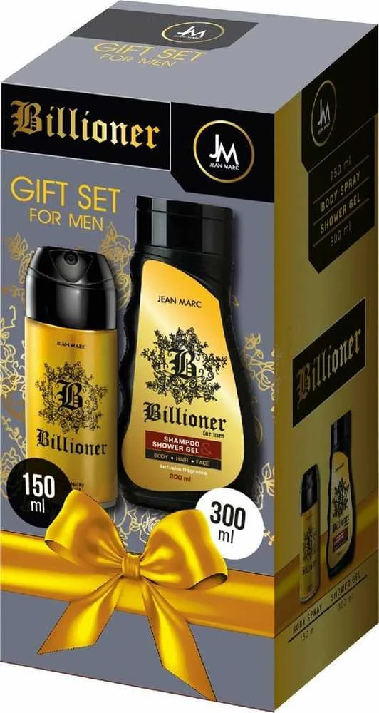 Dramers Jean Marc Billioner rinkinys vyrams (dušo želė 300ml / deo 150ml)
