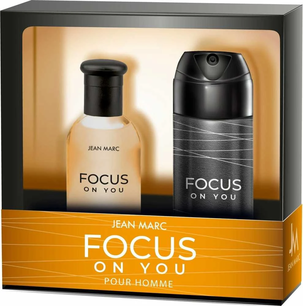 Jean Marc Focus On You rinkinys vyrams (EDT 100ml / deo 150ml)