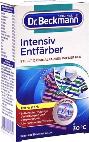 DR.BECKMANN Mondex DR BECKMANN Intensiv Entfarber 3w1 2x100g proszek