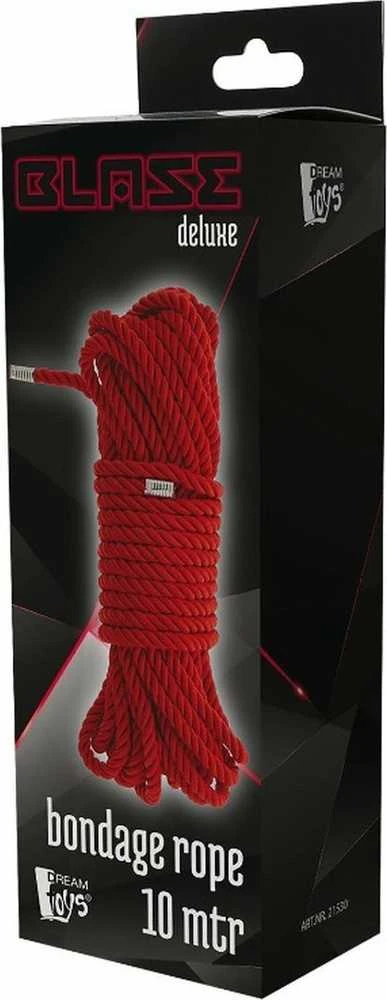 Dream Toys BLAZE DELUXE BONDAGE ROPE 10M Raudonas
