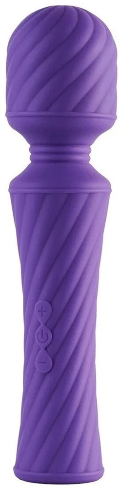 Dream Toys Meilės signalo vibruojantis masažuoklis „Wand“ violetinis