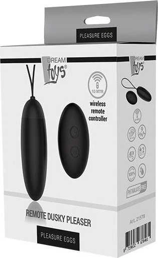 Dreamtoys Essentials nuotolinis nuotolis "Dusky Pleaser" juodas