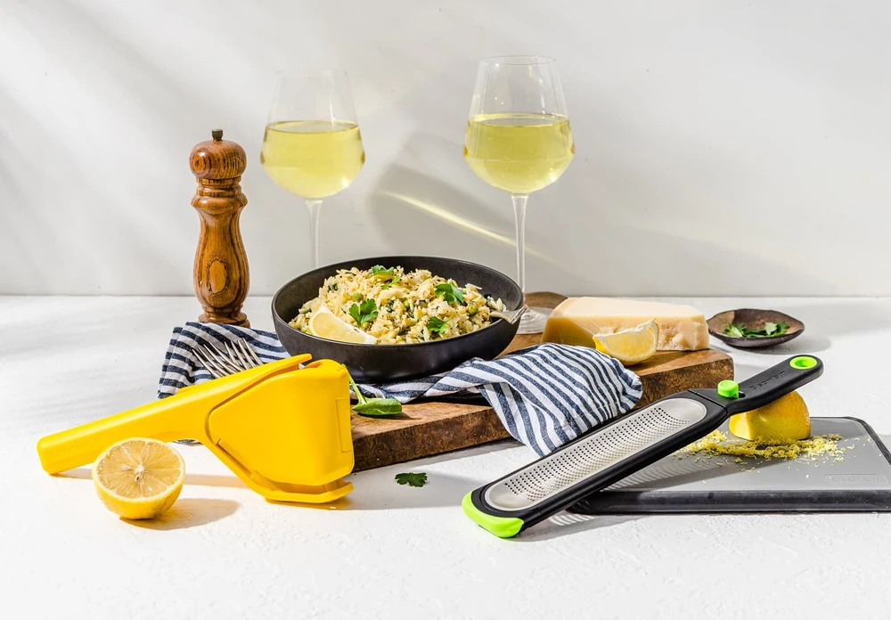 „Dreamfarm“ – citrusinių vaisių įrankių rinkinys – citrina ir žievelė