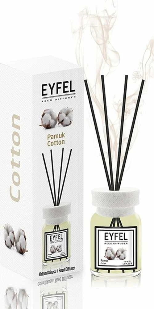 Atmosphera Eyfel namų kvapas su lazdelėmis "MEDVILNĖ 120 ml."