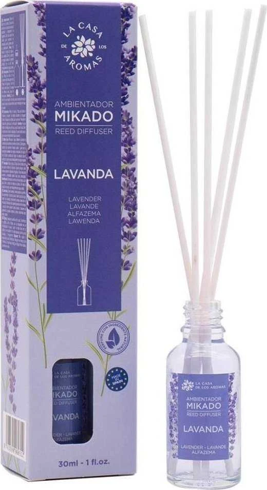 La Casa de los Aromas LOS AROMAS MIKADO LAVANDA patalpų kvėpiklis, 30 ml