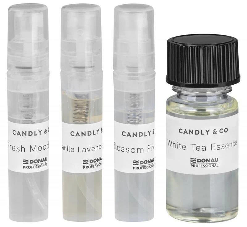 Drėkintuvas Elektrinis „Donau“ difuzorius DONAU PROFESSIONAL by CANDLY&CO Mini Aroma Pro, mėginys + 3 testeriai, titano spalvos