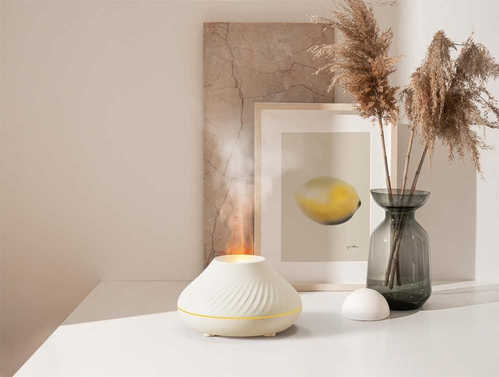 La Casa de los Aromas PLATINET FLAME AROMA DIFFURINYS DRĖKINTUVAS 130ML 4,5W Baltas [46112]