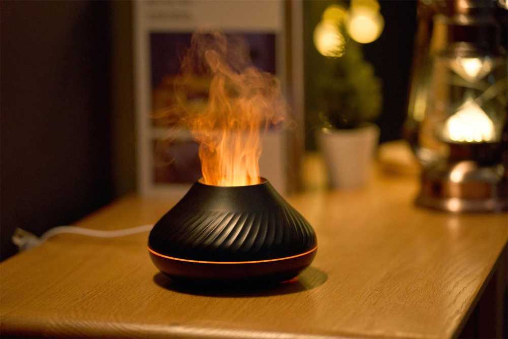 La Casa de los Aromas PLATINET FLAME AROMA DIFFURINYS DRĖKINTUVAS 130ML 4,5W Juodas [46111]