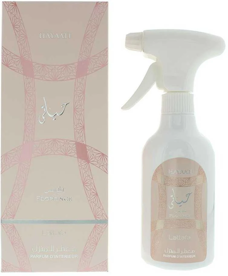 Lattafa Hayaati Florence Oriental Room Purškiklis, 450 ml