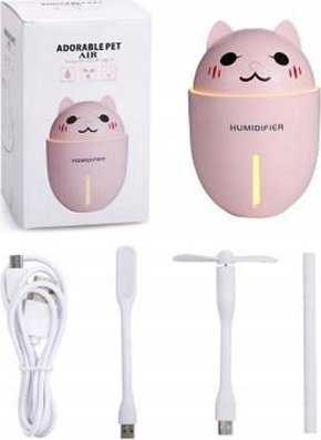 Drėkintuvas Aromato difuzorius M SCENT DIFFUSER - ULTRASONIC HUMIDIFIER KITTY 4IN1 LED Mėlynas