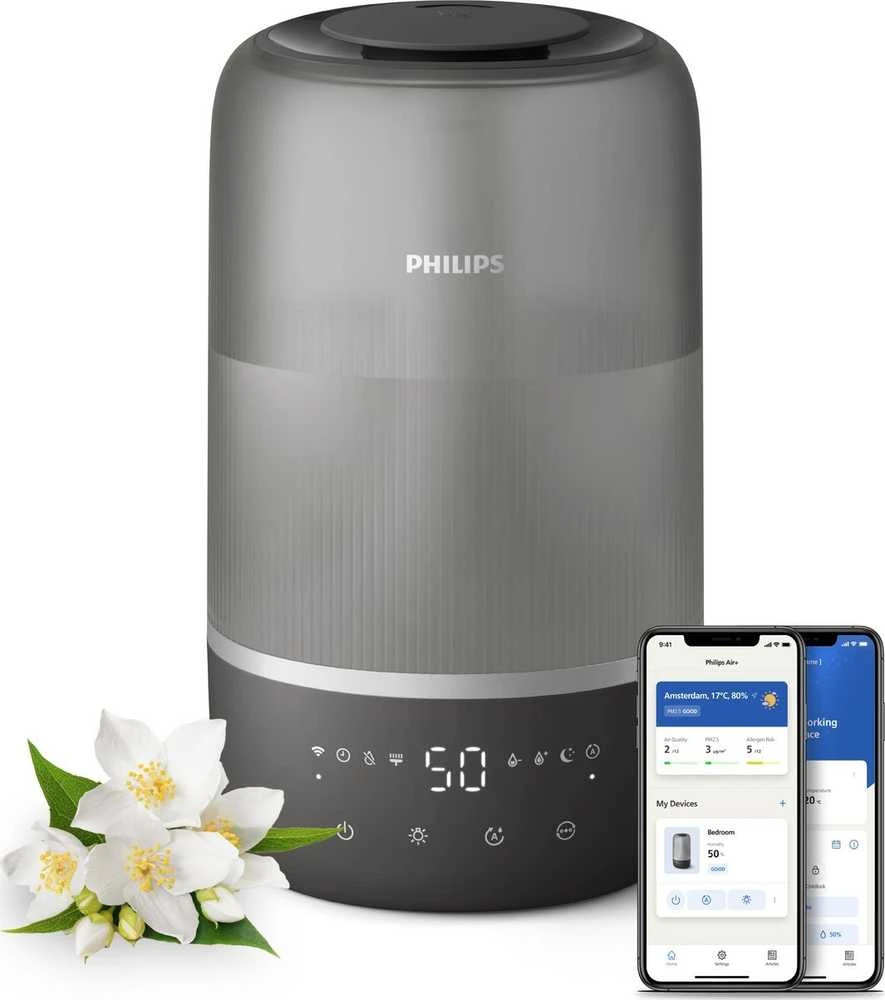 Oro drėkintuvas Philips 1000 serija, iki 41 kv. m, Pilkas